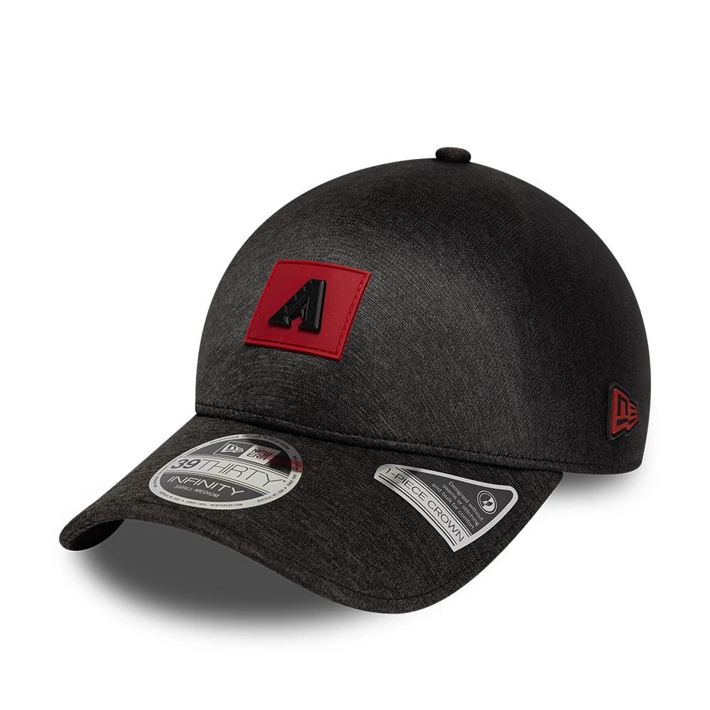 Arizona Diamondbacks MLB Clubhouse Black 39THIRTY Infinity Stretch Fit Cap-kentox