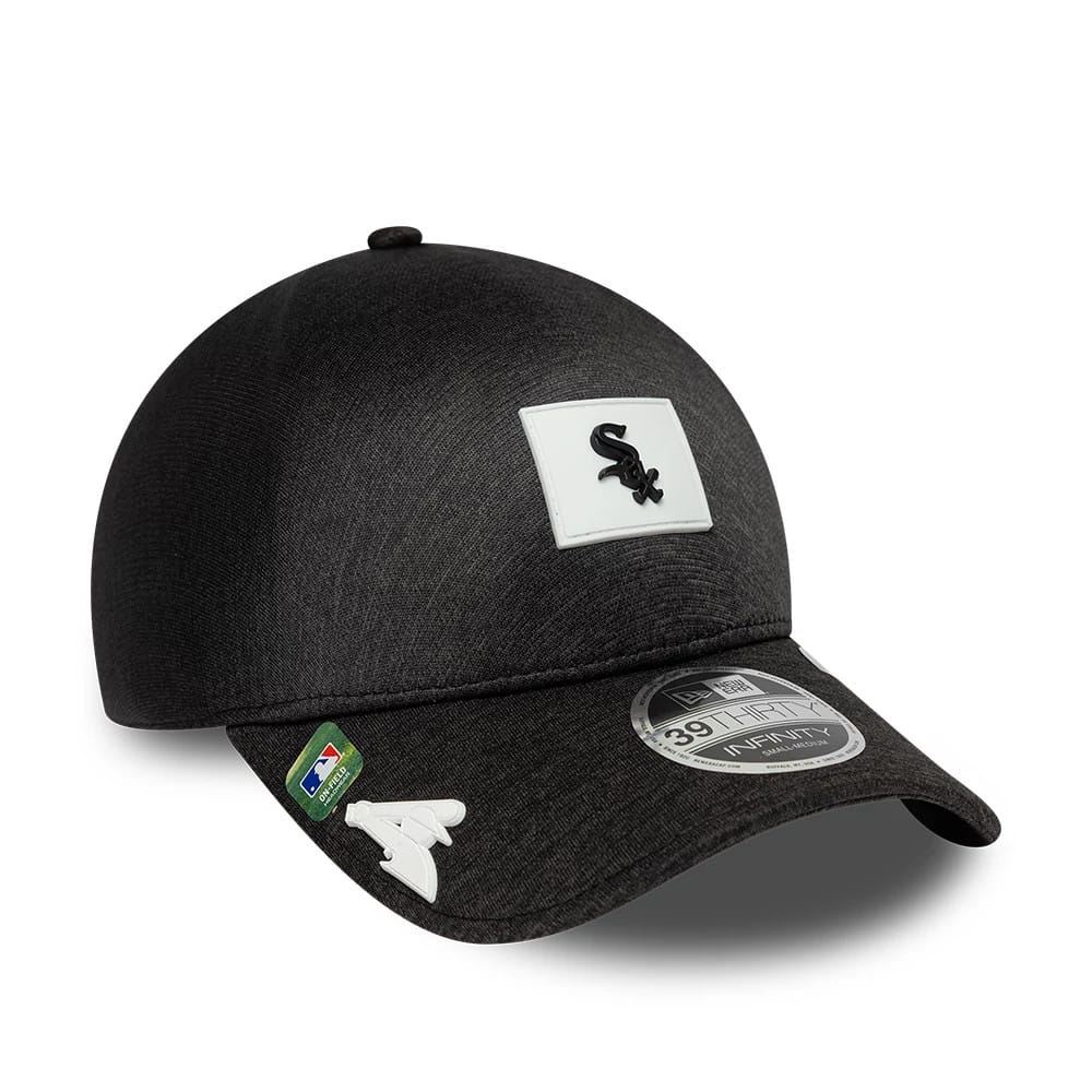 Chicago White Sox MLB Clubhouse Black 39THIRTY Infinity Stretch Fit Cap-kentox