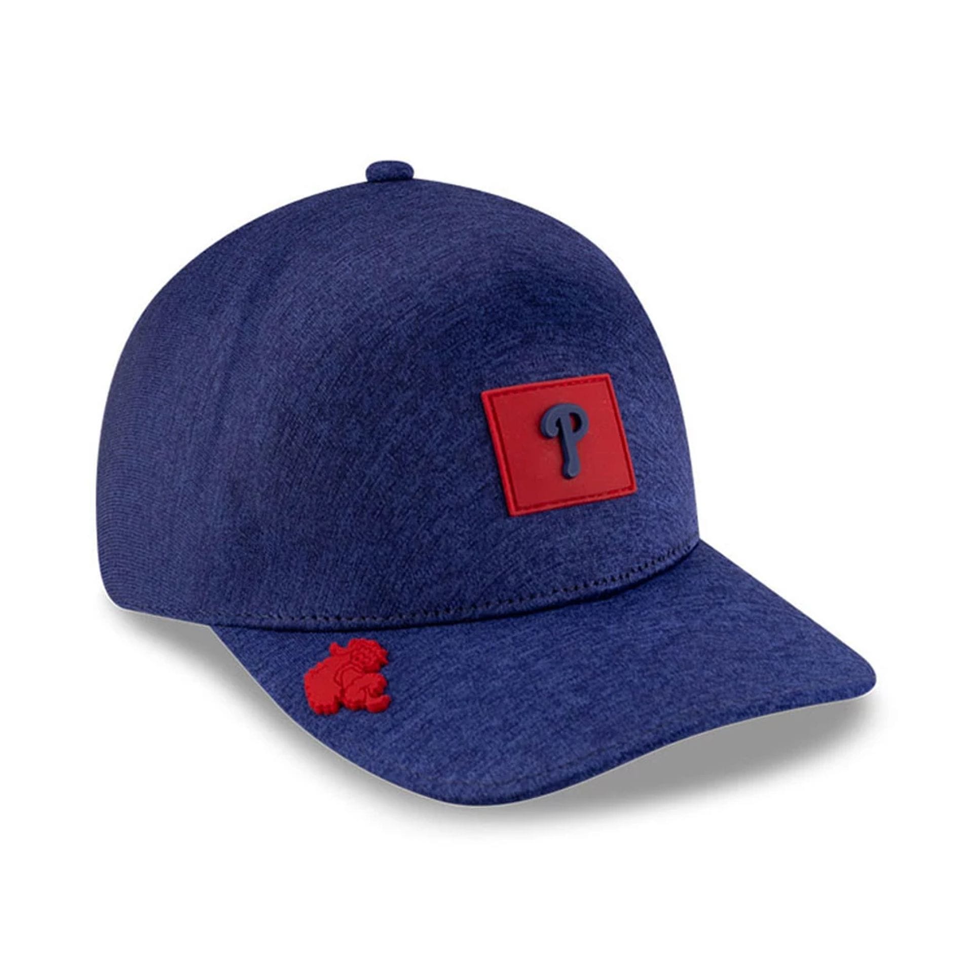 Philadelphia Phillies MLB Clubhouse Red 39THIRTY Infinity Stretch Fit Cap-kentox