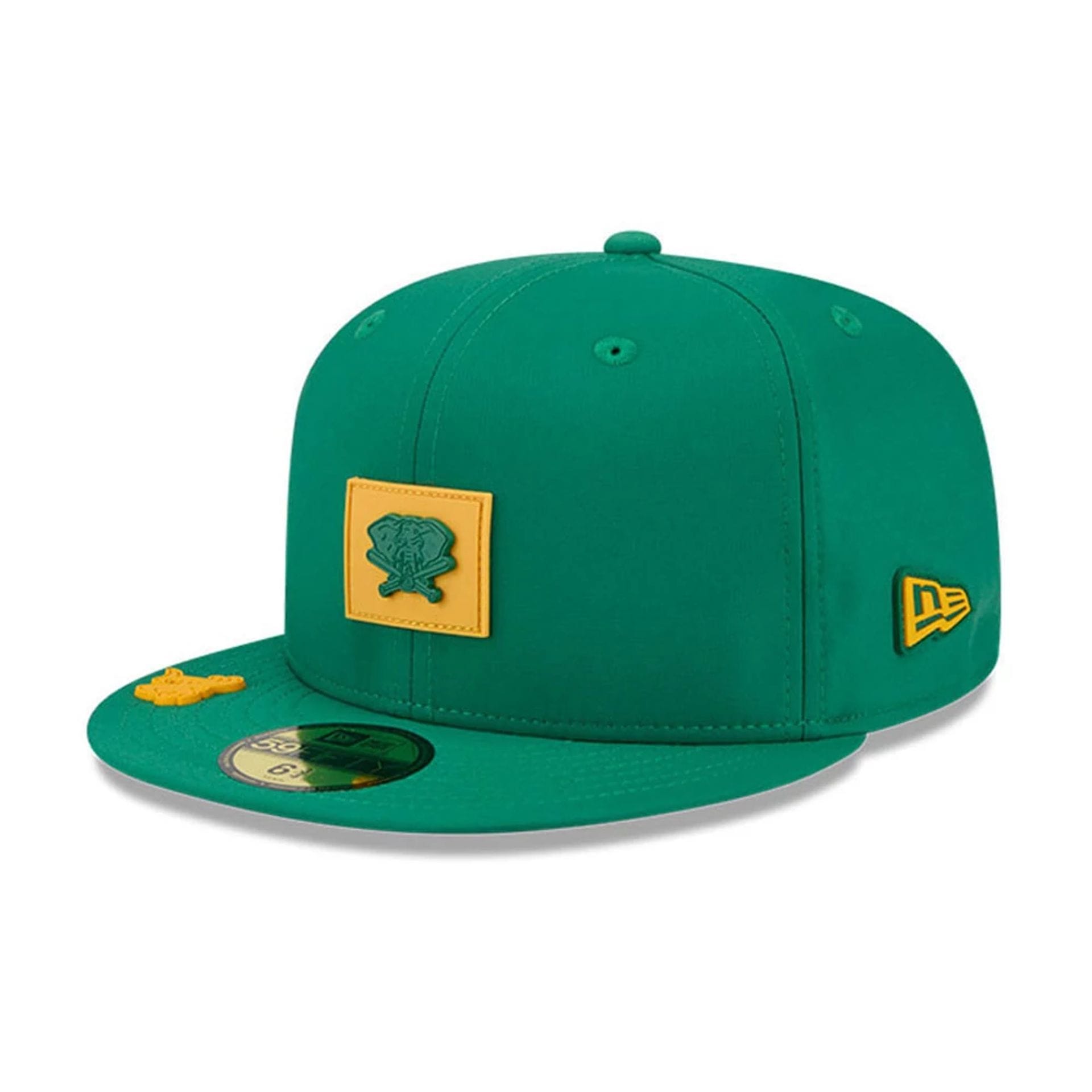 Athletics MLB Clubhouse Dark Green 59FIFTY Fitted Cap-kentox