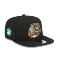 Boston Celtics NBA Ring Black 9FIFTY A-Frame Snapback Adjustable Cap-kentox
