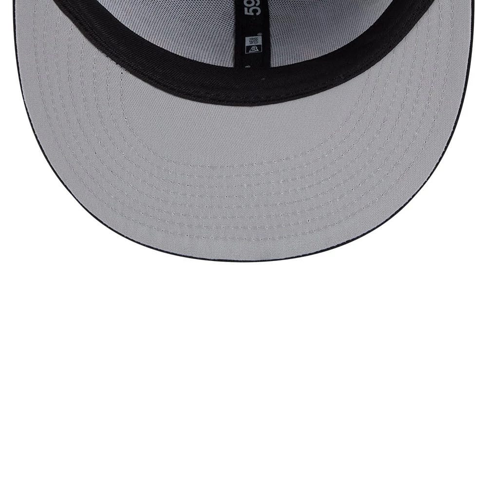 Chicago White Sox MLB Leaves Black 59FIFTY Fitted Cap-kentox