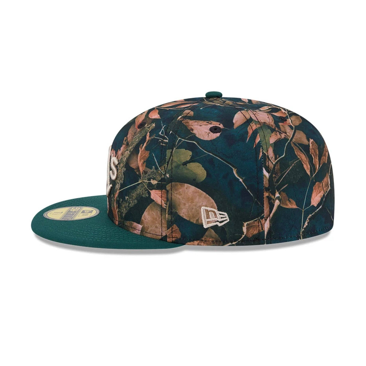 Athletics MLB Leaves Dark Green 59FIFTY Fitted Cap-kentox
