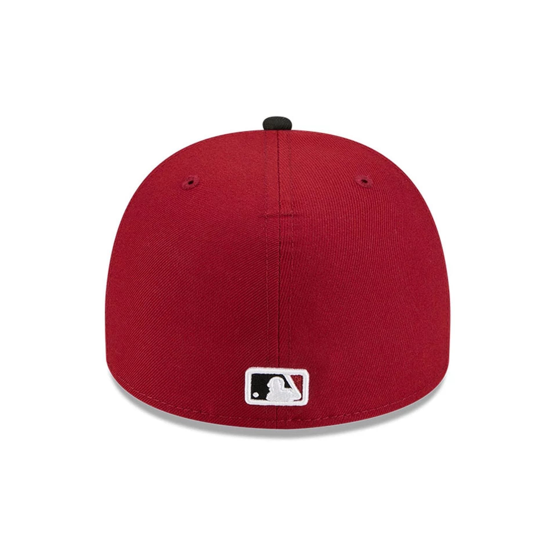Arizona Diamondbacks MLB Cartoon Dark Red 59FIFTY A-Frame Fitted Cap-kentox