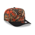 Chicago White Sox MLB Leaves Bright Orange 9FIFTY A-Frame Snapback Cap-kentox