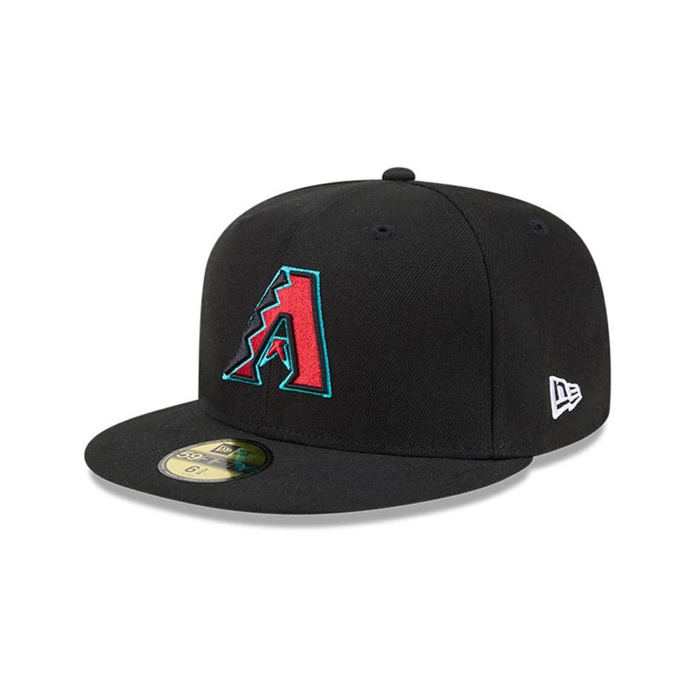 Arizona Diamondbacks MLB Hidden Hit Black 59FIFTY Fitted Cap-kentox