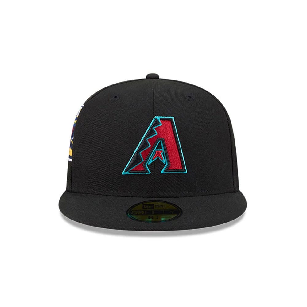 Arizona Diamondbacks MLB Hidden Hit Black 59FIFTY Fitted Cap-kentox
