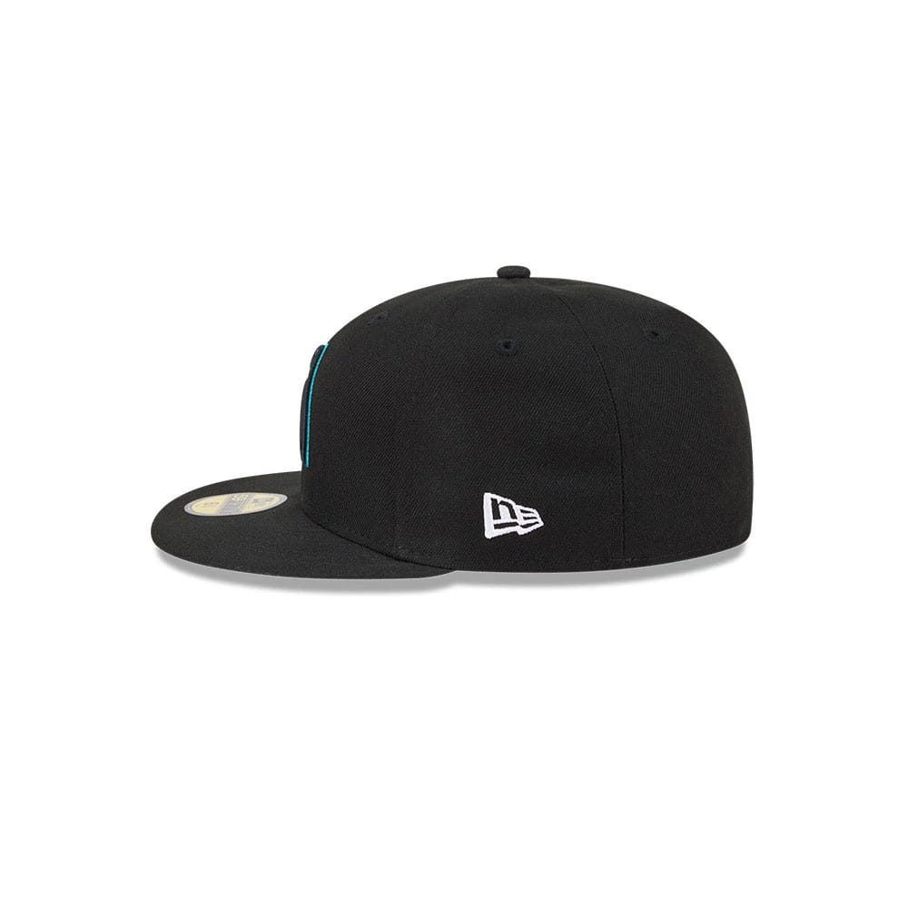 Arizona Diamondbacks MLB Hidden Hit Black 59FIFTY Fitted Cap-kentox