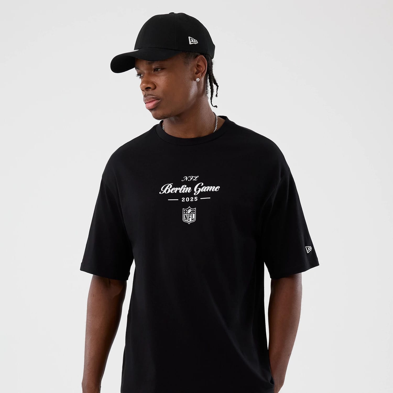 Berlin NFL International Series Games Black Oversized T-Shirt-kentox