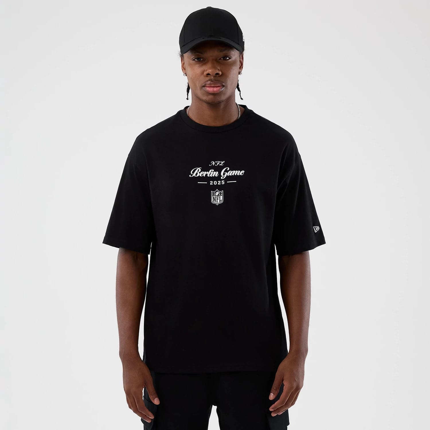 Berlin NFL International Series Games Black Oversized T-Shirt-kentox