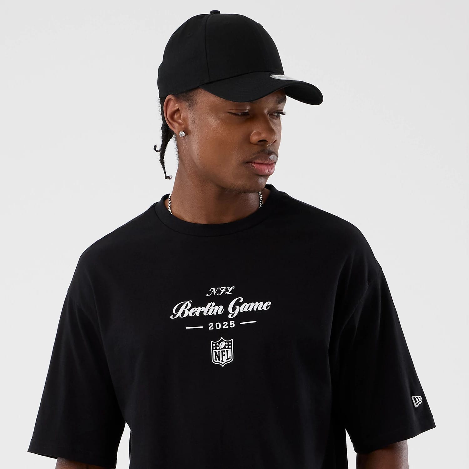 Berlin NFL International Series Games Black Oversized T-Shirt-kentox