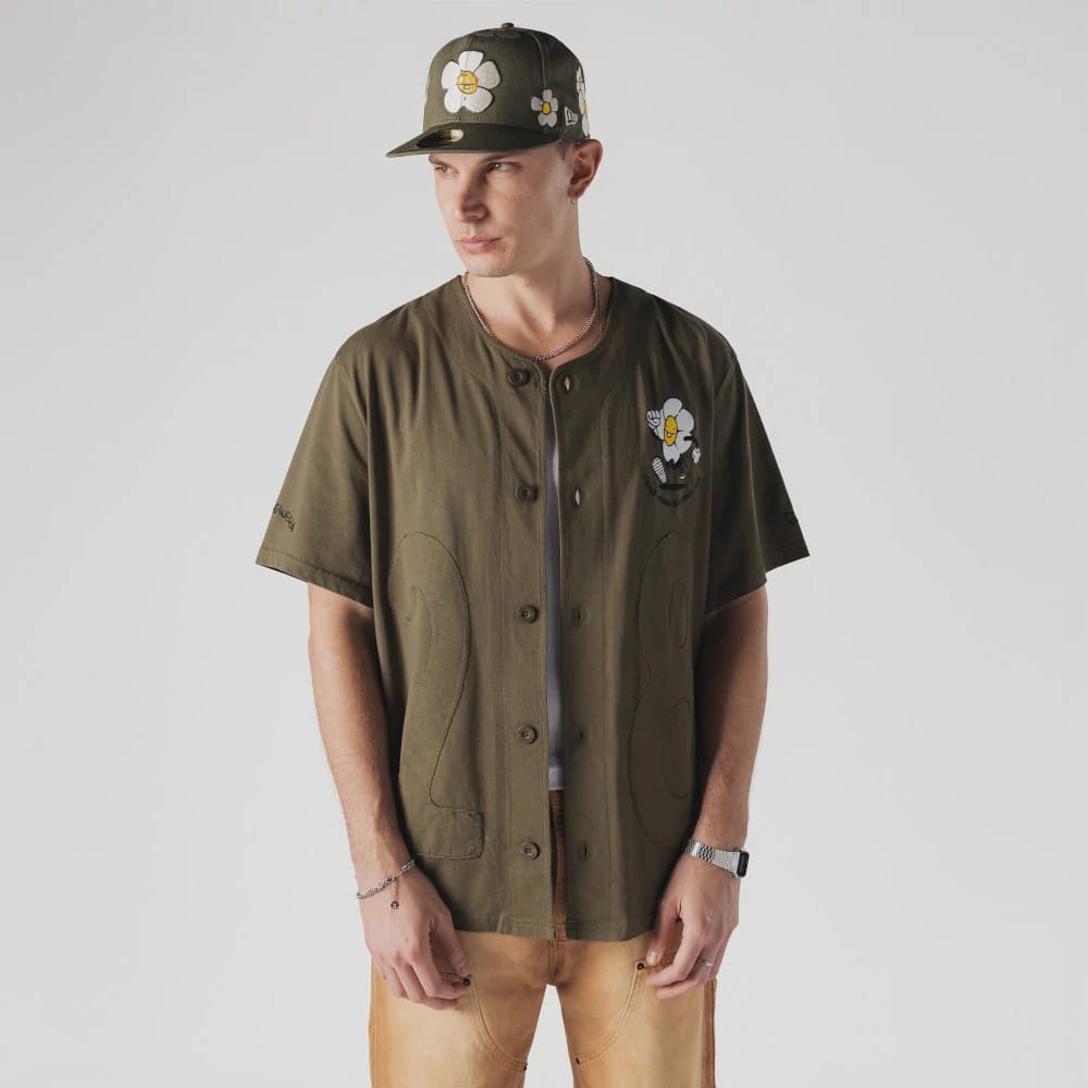 New Era x Rodrigo Roji Flower Green Jersey-kentox