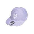 New York Yankees MLB Oxford Pastel Purple 9TWENTY Long Visor Adjustable Cap-kentox