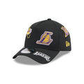 LA Lakers NBA All Over Black 9FORTY A-Frame Adjustable Cap-kentox