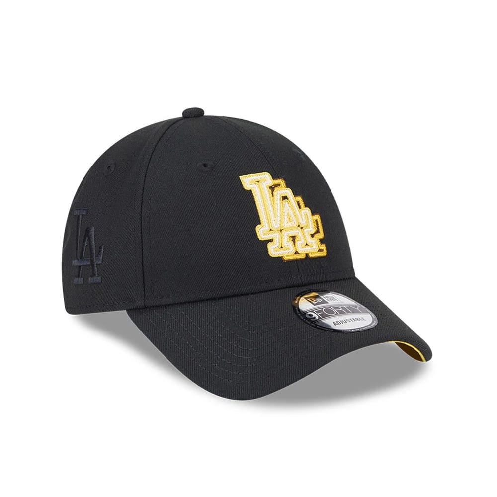 LA Dodgers MLB Neon Black 9FORTY Adjustable Cap-kentox