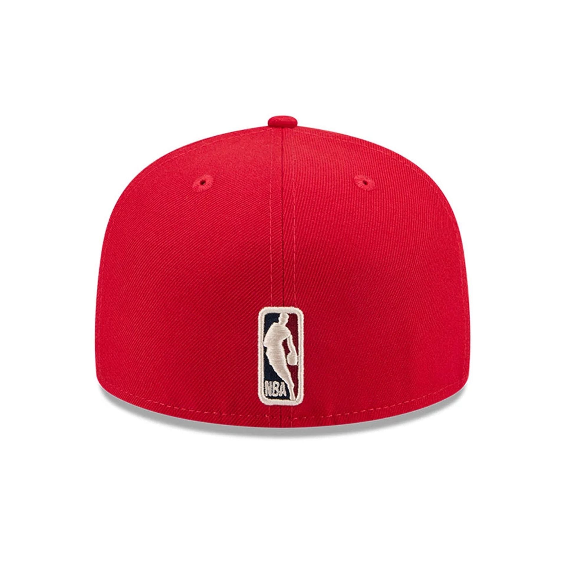 Atlanta Hawks NBA Hardwood Classic Red 59FIFTY Fitted Cap-kentox