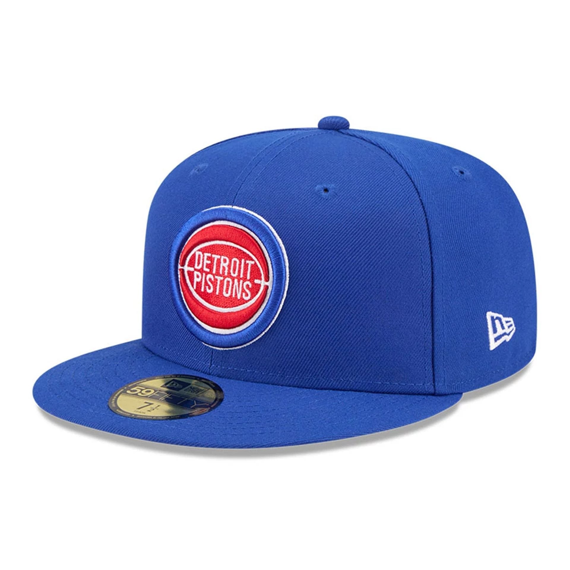 Detroit Pistons NBA Hardwood Classic Blue 59FIFTY Fitted Cap-kentox
