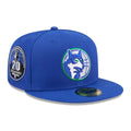 Minnesota Timberwolves NBA Hardwood Classic Blue 59FIFTY Fitted Cap-kentox