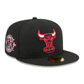 Chicago Bulls NBA Hardwood Classic Black 59FIFTY Fitted Cap-kentox