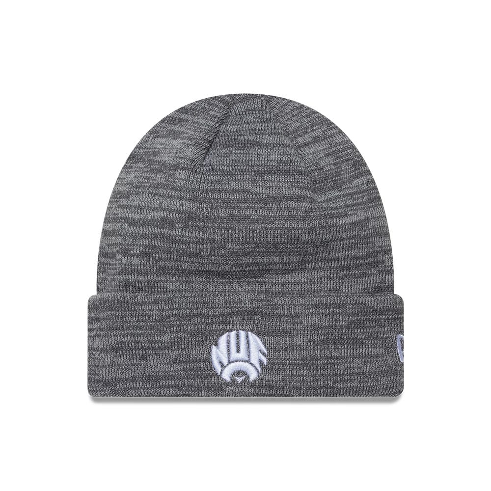 Newcastle United FC Retro Grey Cuff knit Beanie Hat-kentox