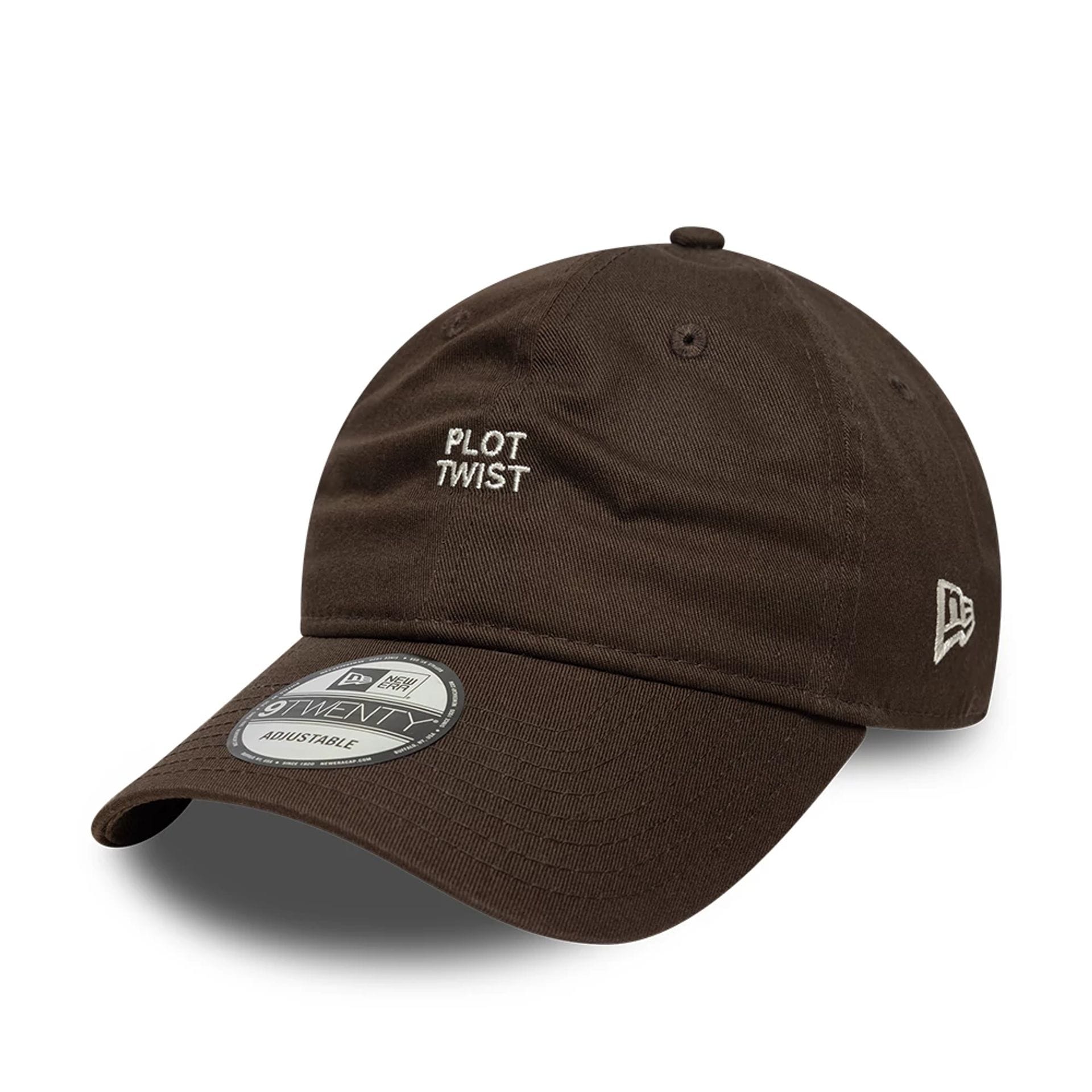New Era Slogan Plot Twist Dark Brown 9TWENTY Adjustable Cap-kentox