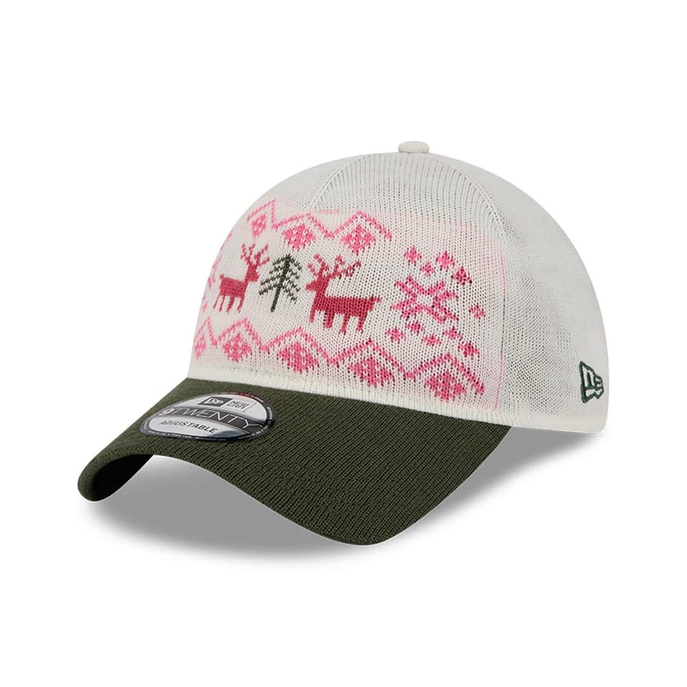 New Era Holiday Essentials White 9TWENTY Adjustable Cap-kentox
