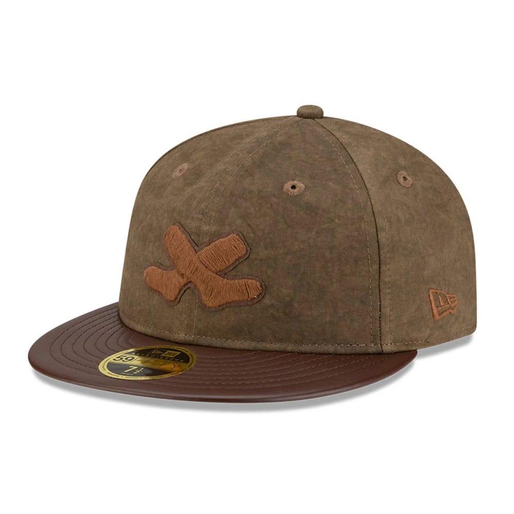 Chicago White Sox MLB Open Brown Retro Crown 59FIFTY Fitted Cap-kentox