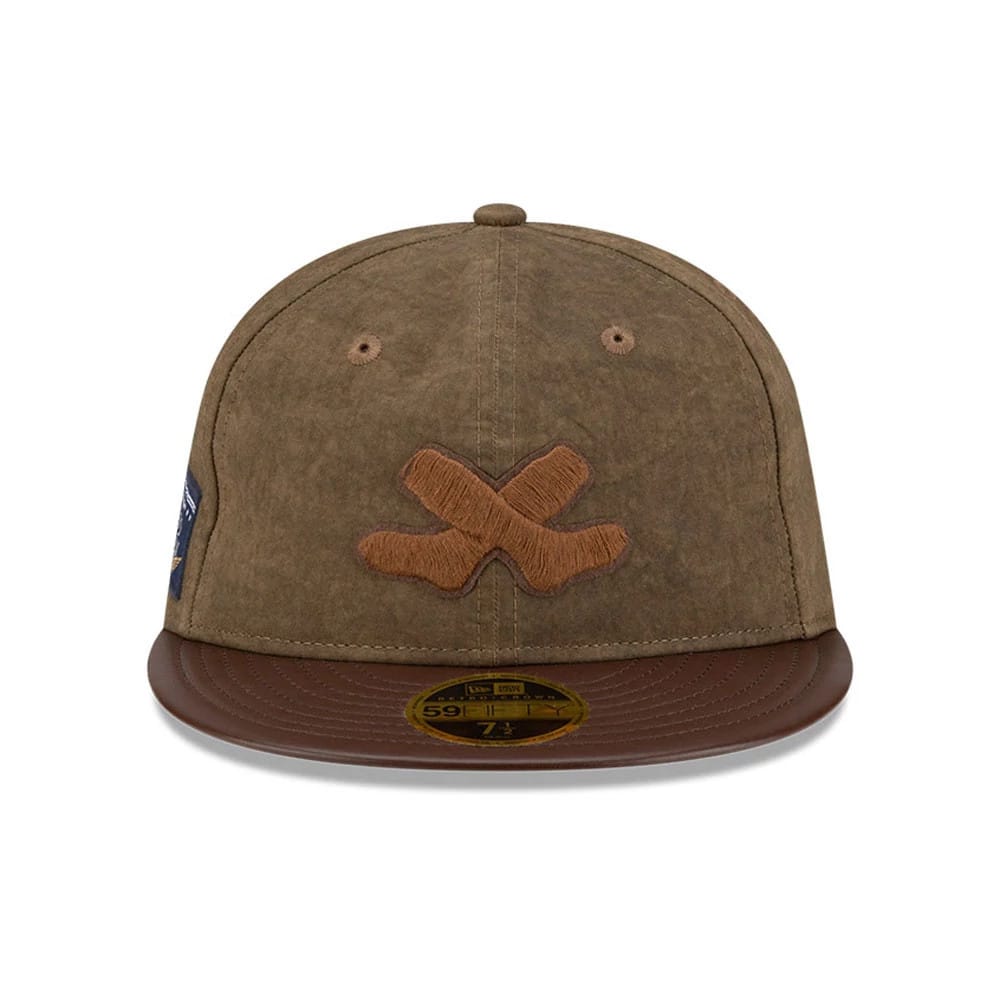 Chicago White Sox MLB Open Brown Retro Crown 59FIFTY Fitted Cap-kentox