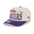LA Lakers NBA All Star Game 2026 White 9FIFTY A-Frame Snapback Adjustable Cap-kentox