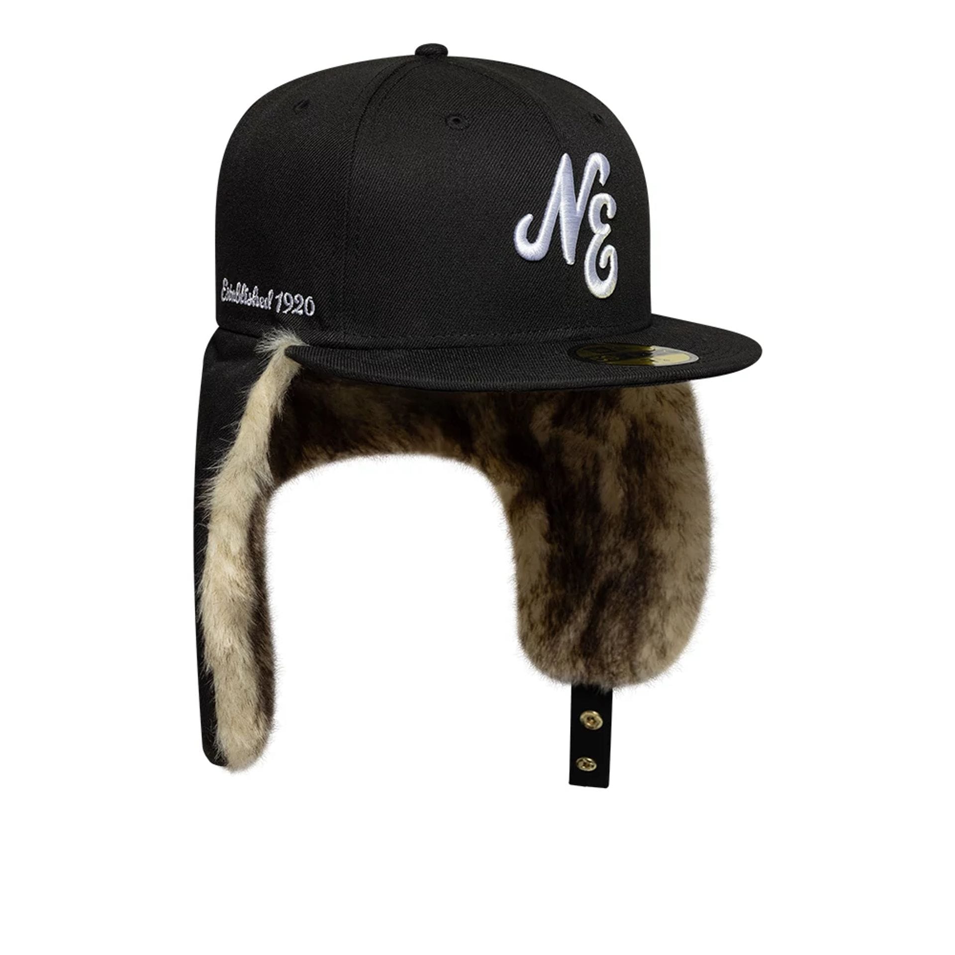 New Era Black Dogear 59FIFTY Fitted Cap-kentox
