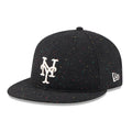 New York Mets MLB Speckled Wool Black Retro Crown 9FIFTY Adjustable Cap-kentox