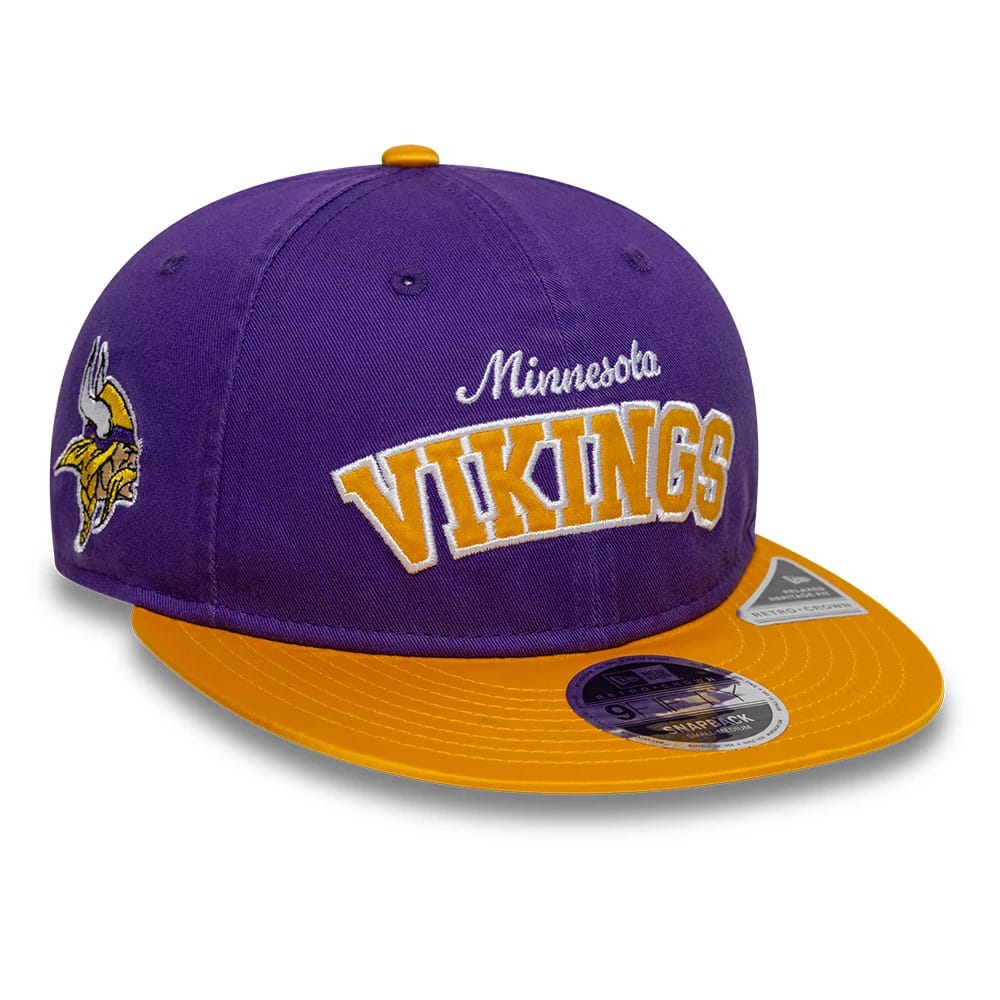 Minnesota Vikings NFL Historic Purple Retro Crown 9FIFTY Adjustable Cap-kentox