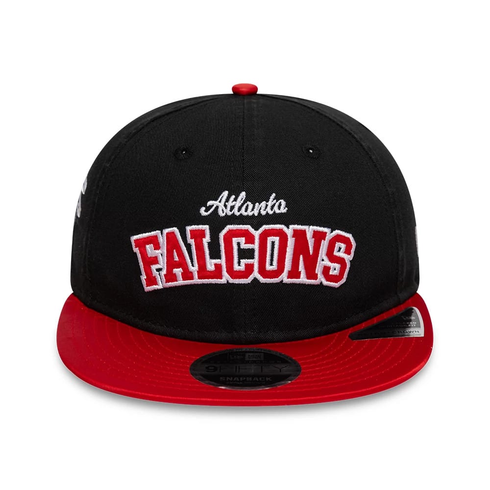 Atlanta Falcons NFL Historic Black Retro Crown 9FIFTY Adjustable Cap-kentox