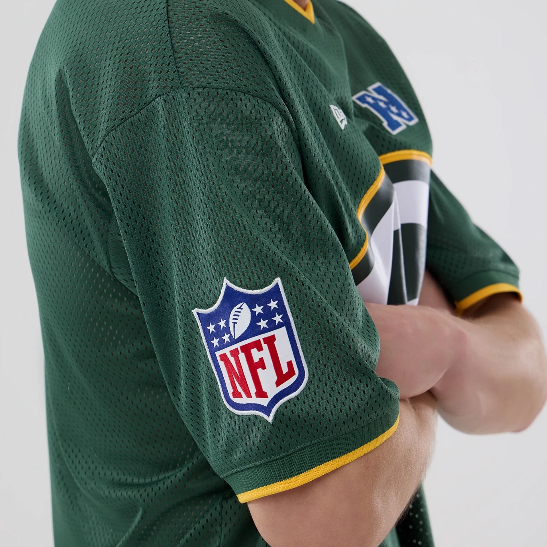 Green Bay Packers NFL Mesh Dark Green Oversized T-Shirt-kentox