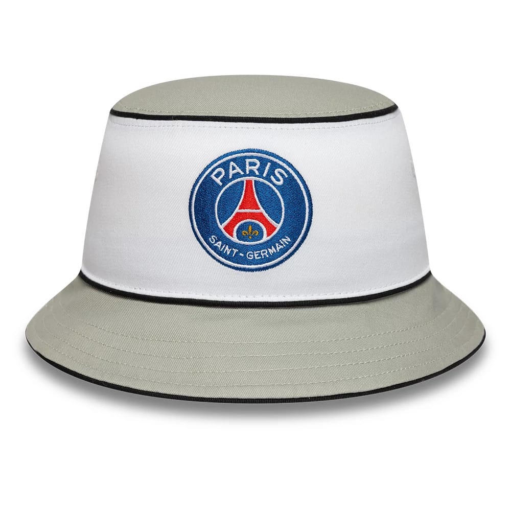 Paris Saint Germain Retro Grey Bucket Hat-kentox