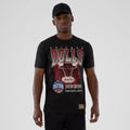 Chicago Bulls NBA Hardwood Classic Black T-Shirt-kentox