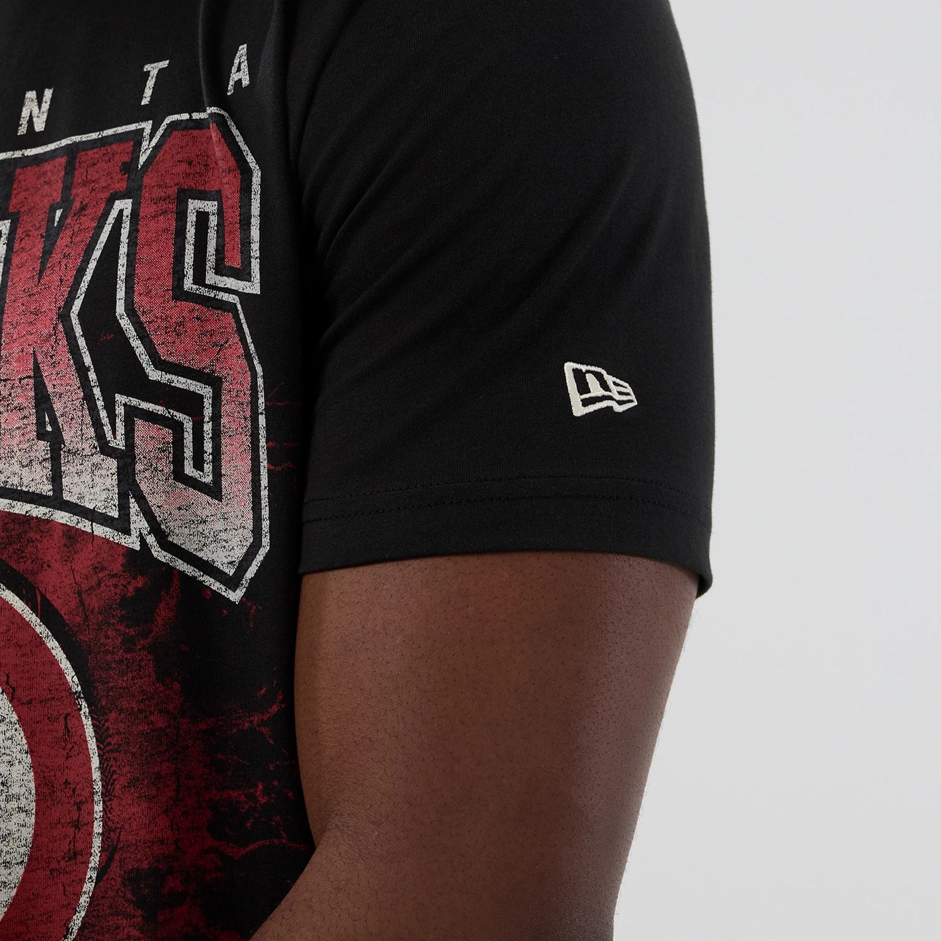 Atlanta Hawks NBA Hardwood Classic Black T-Shirt-kentox