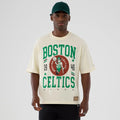 Boston Celtics NBA Hardwood Classic Cream T-Shirt-kentox