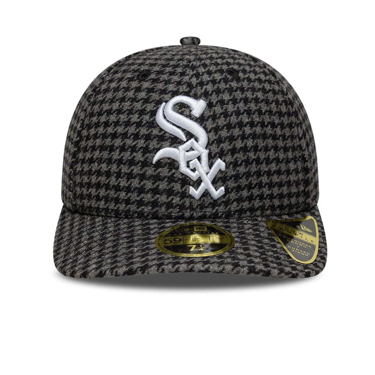 Chicago White Sox MLB Houndstooth Black Low Profile 59FIFTY Fitted Cap-kentox
