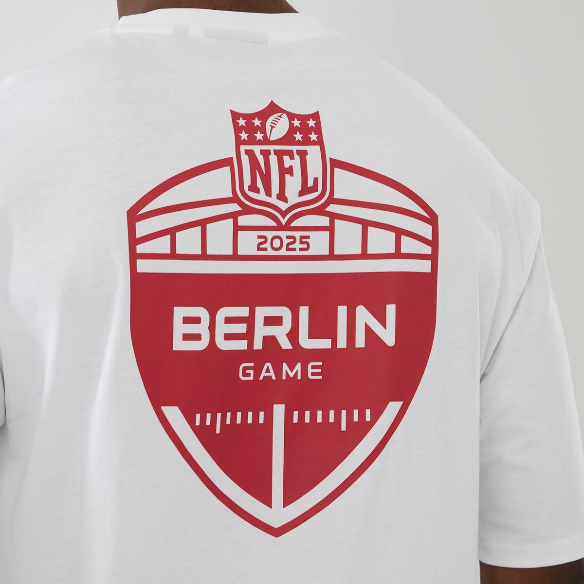 Atlanta Falcons NFL International Series Games 2025 White Oversized T-Shirt-kentox