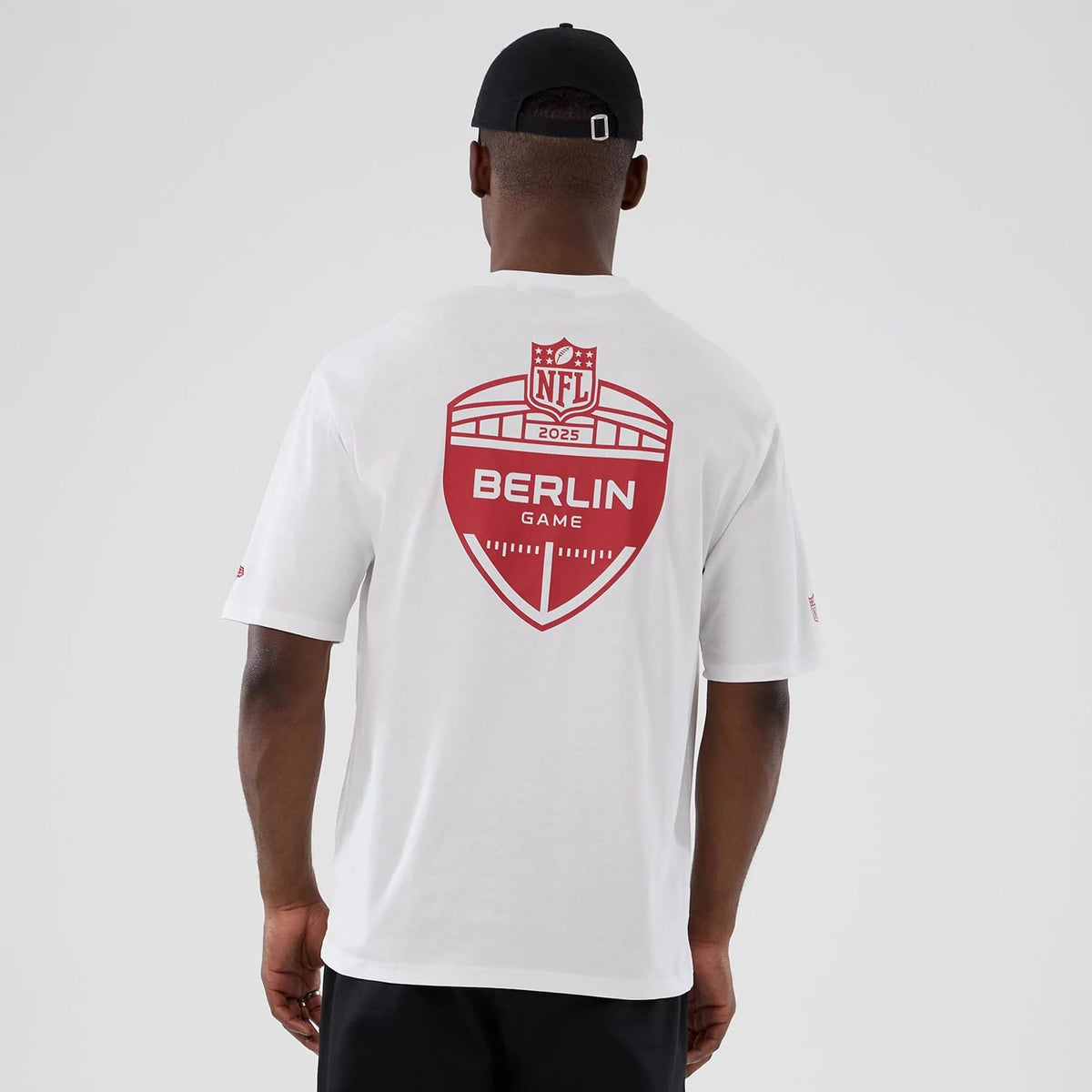 Atlanta Falcons NFL International Series Games 2025 White Oversized T-Shirt-kentox