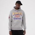 Minnesota Vikings NFL International Series Games 2025 Grey Pullover Hoodie-kentox