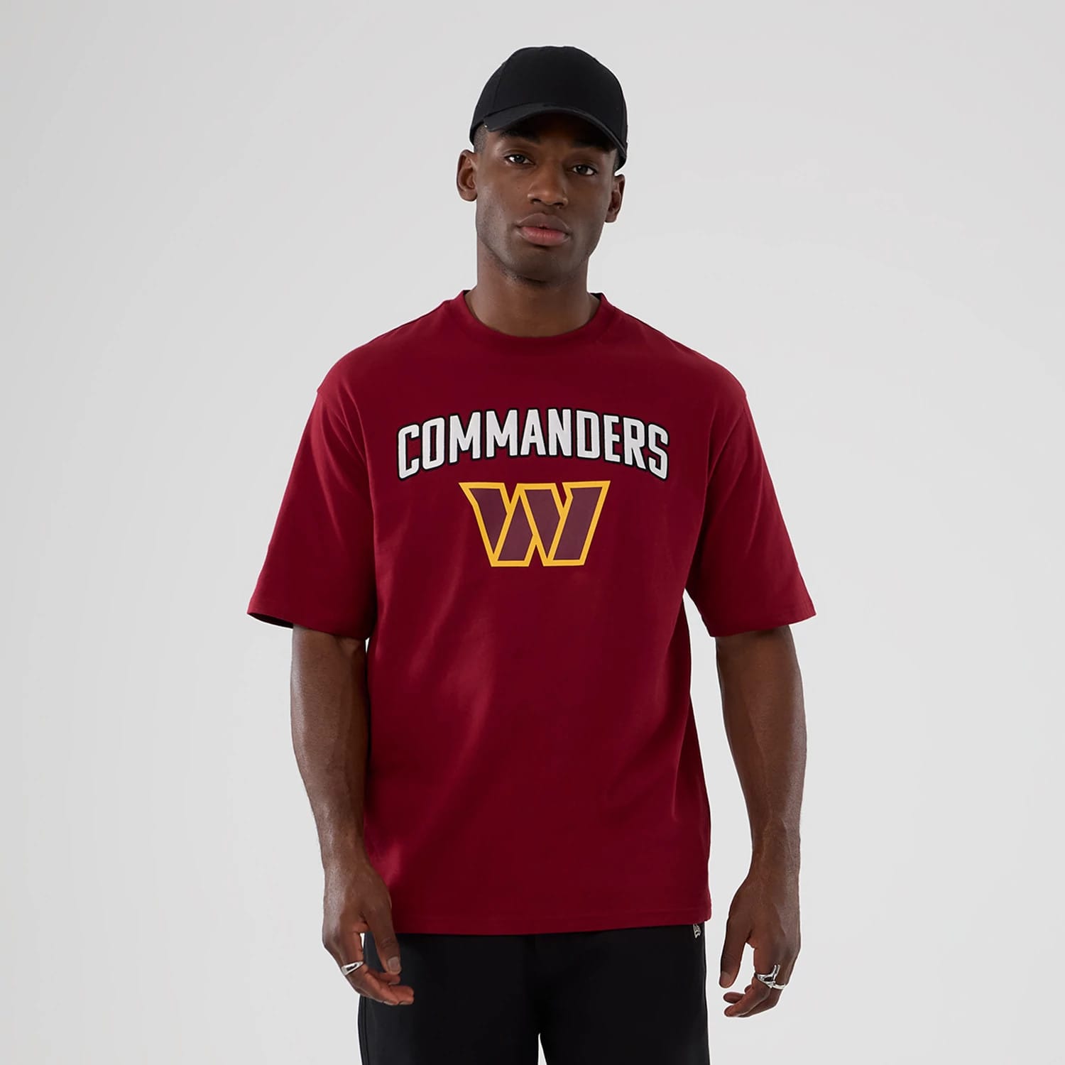 Washington Commanders NFL International Series Games 2025 Dark Red Premium T-Shirt-kentox