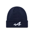 Alpine Racing Essential Dark Blue Cuff Knit Beanie Hat-kentox