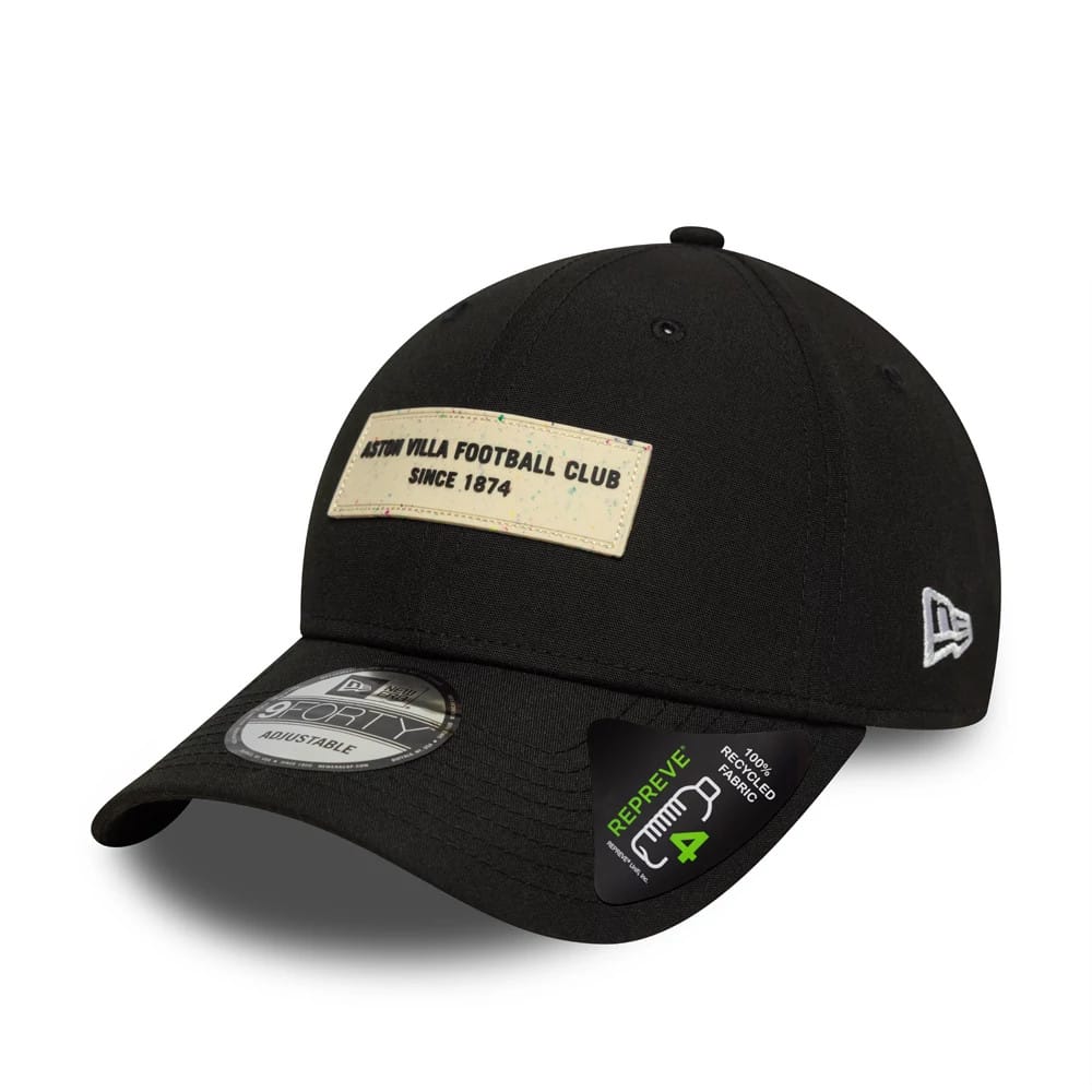 Aston Villa FC Repreve® Black 9FORTY Cap-kentox