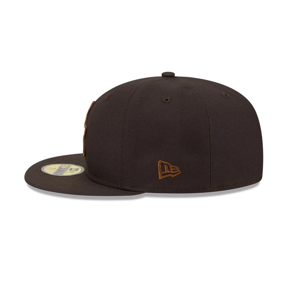 Atlanta Black Crackers MLB Negro League Dark Brown 59FIFTY Fitted Cap-kentox