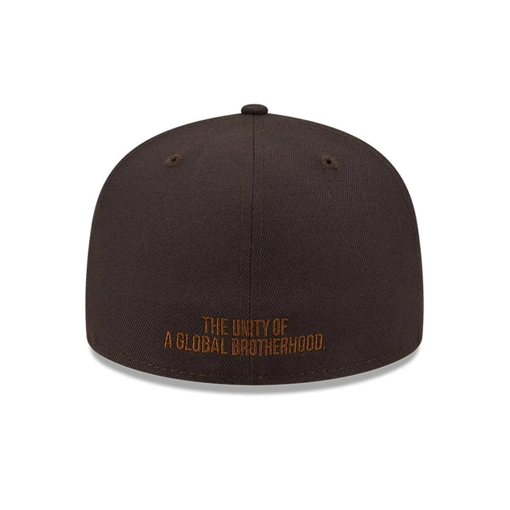 Atlanta Black Crackers MLB Negro League Dark Brown 59FIFTY Fitted Cap-kentox