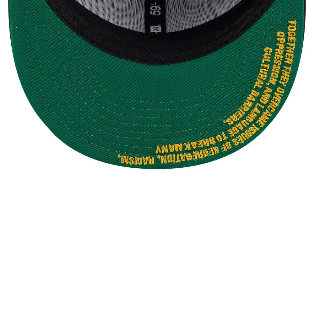 Atlanta Black Crackers MLB Negro League Dark Brown 59FIFTY Fitted Cap-kentox