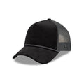 New Era Wide Cord Black 9FORTY A-Frame Trucker Adjustable Cap-kentox