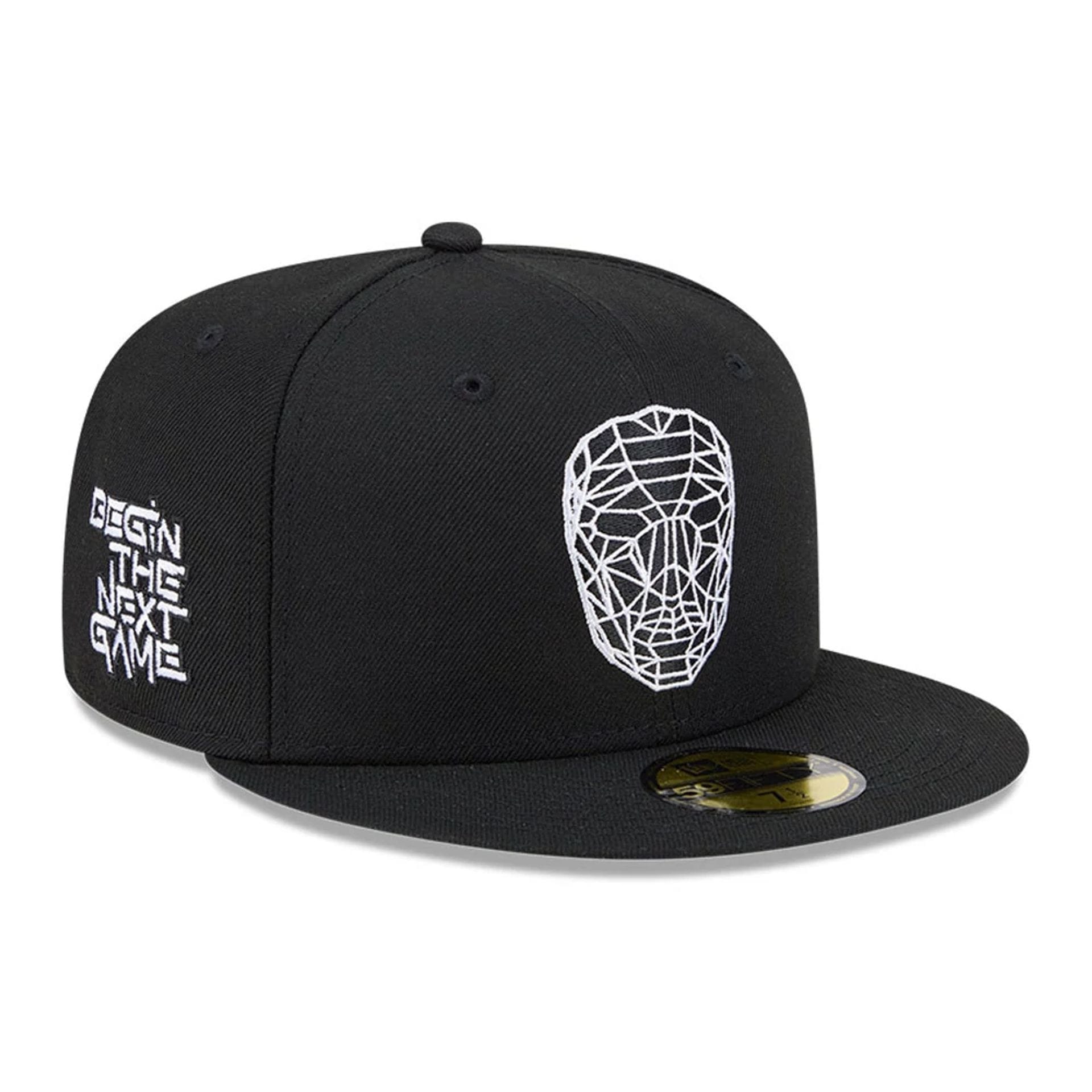 Netflix Squid Game Mask Black 59FIFTY Fitted Cap-kentox